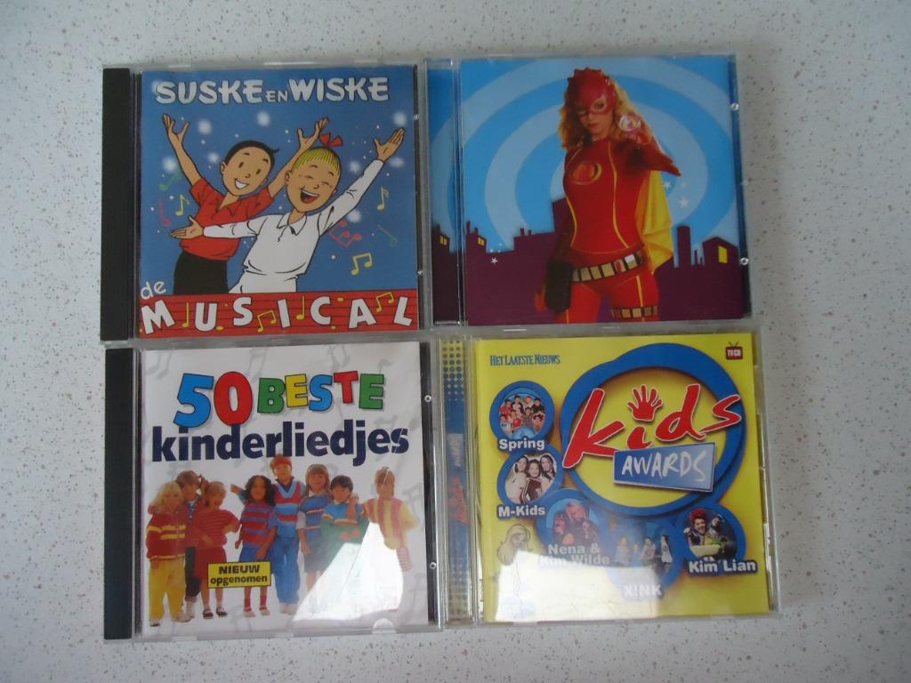 Lot 103 met 3 Kinder CD's van Suske en Wiske, Mega Mindy, 50, Ophalen of Verzenden, Gebruikt, Overige genres