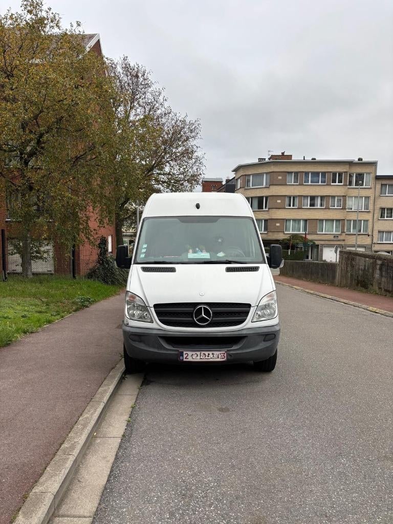 Mercedes Sprinter 313 CDI L3H2 — Euro 5 — 267.117 km, Auto's, Euro 5, Stof, Zwart, Elektrische ramen