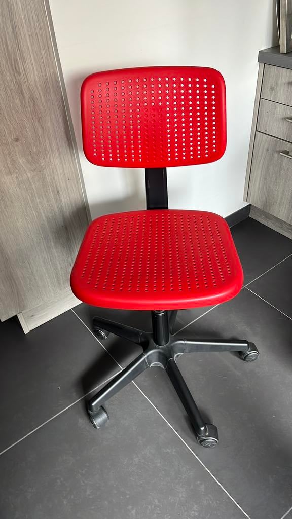 Bureaustoel, Ophalen, Gebruikt, Rood, Bureaustoel