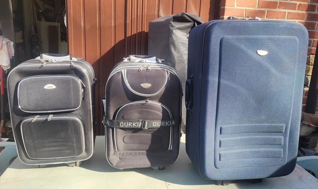 Valises, Utilisé, Roulettes
