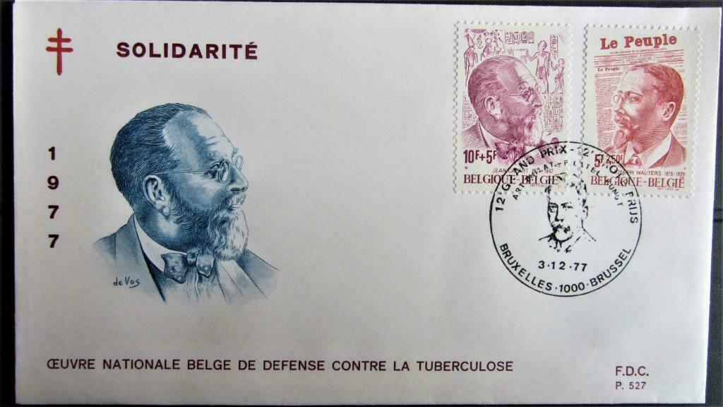 FDC- BELGIË- SOLIDARITEIT., Enlèvement ou Envoi, Affranchi, Autres thèmes