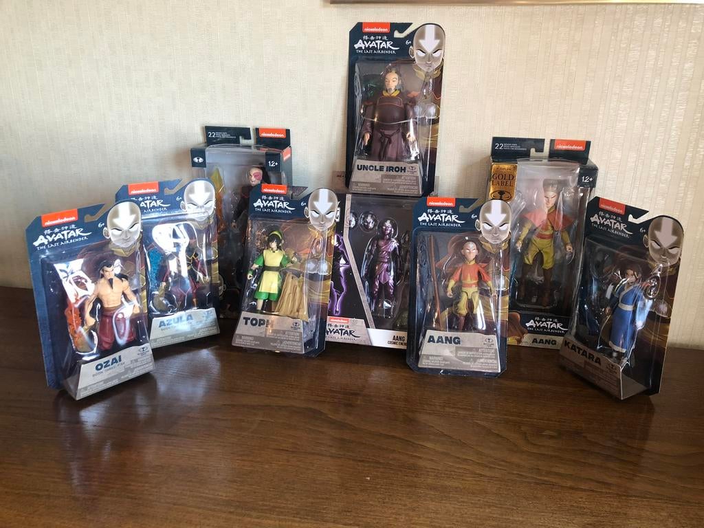 9 x Avatar The Last Airbender action figures Mcfarlane NIEUW, Verzamelen, Film en Tv, Nieuw, Ophalen of Verzenden