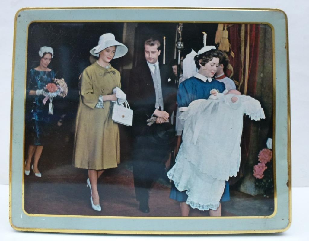 prins Albert prinses Paola Prins Filip blikken doos Victoria, Verzamelen, Ophalen of Verzenden, Gebruikt, Overige typen