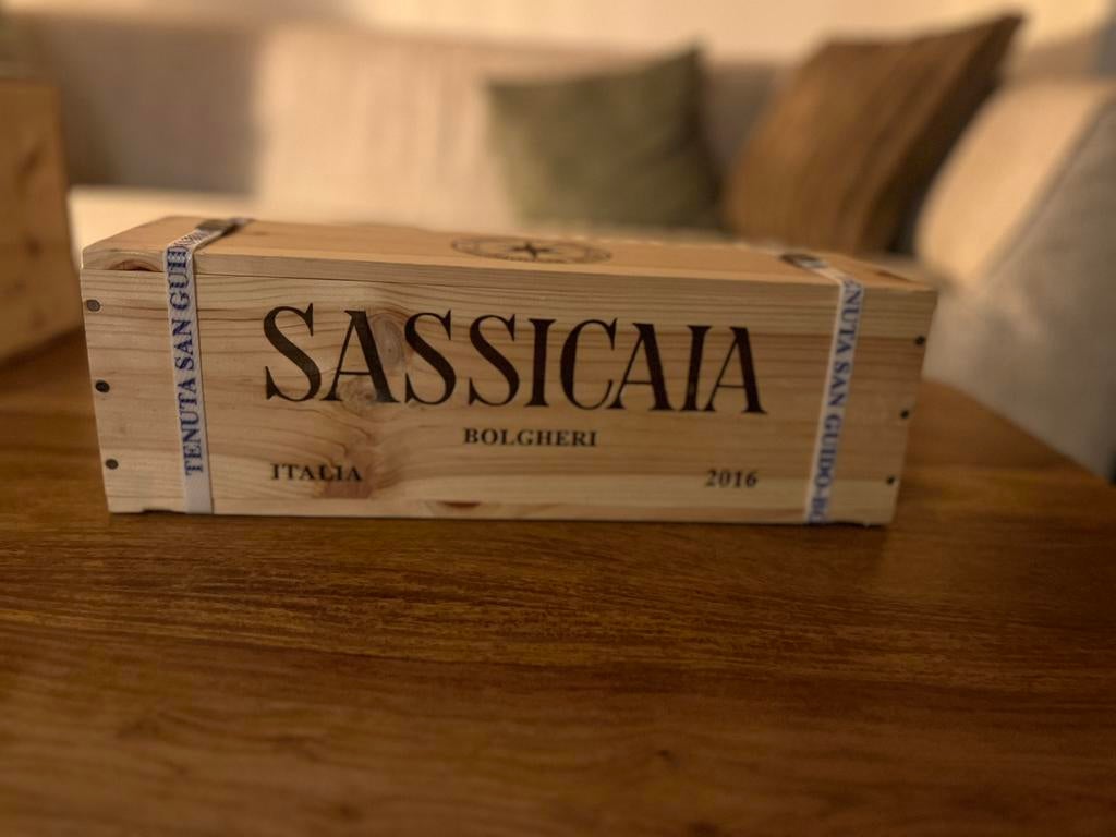 Sassicaia 2016 - Magnum - OWC, Verzamelen, Wijnen, Ophalen