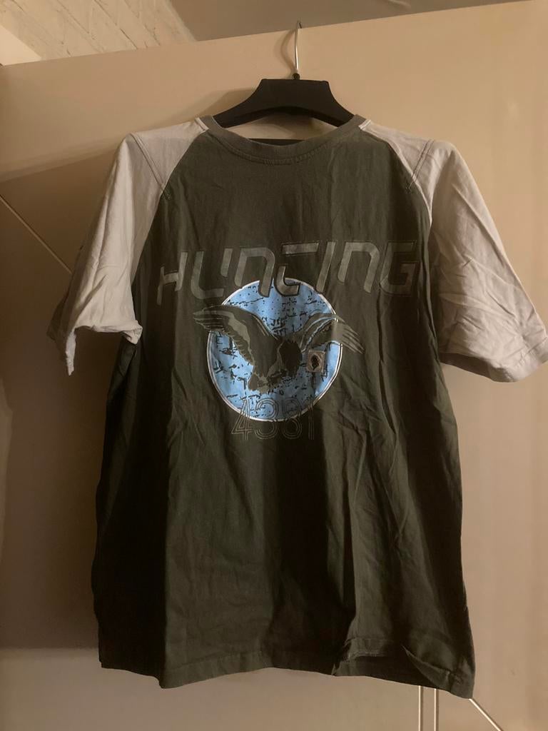 Rucanor kaki tshirt maat L, Enlèvement ou Envoi, Vert, Rucanor, Taille 52/54 (L)