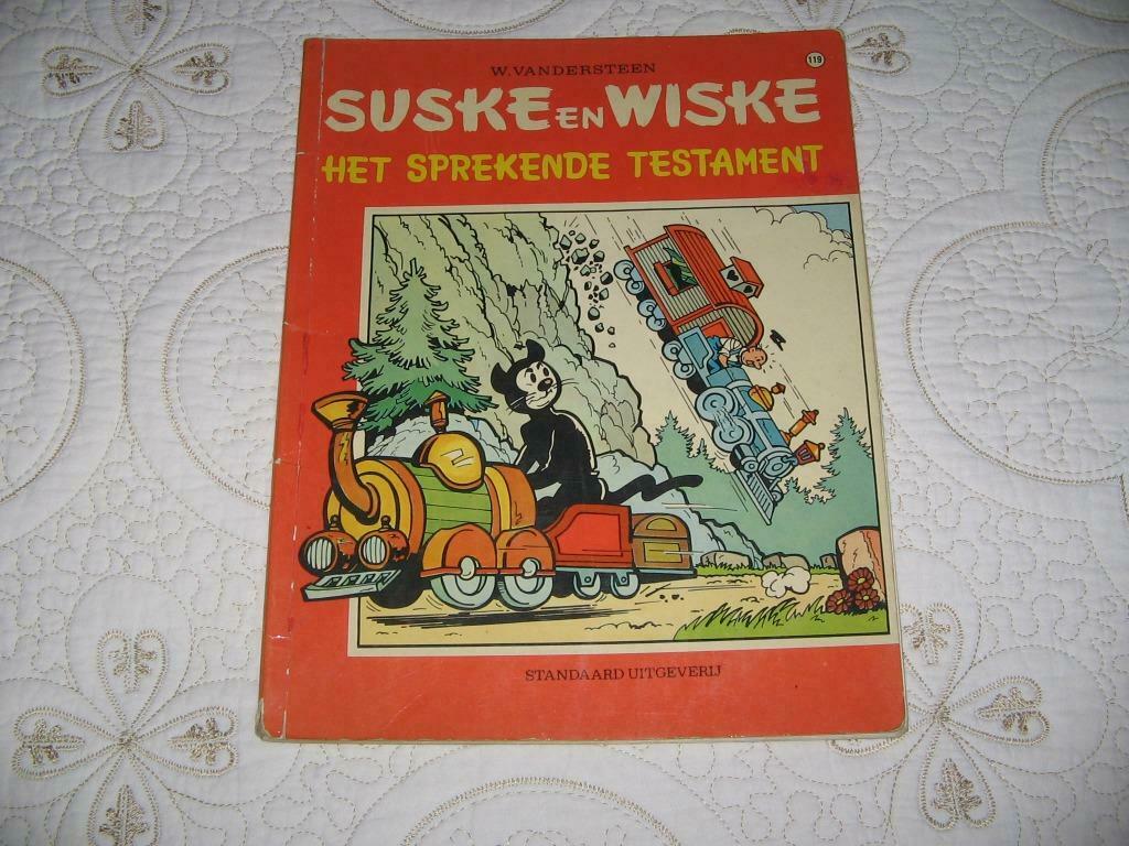 Suske en Wiske nr.119 : Het sprekende testament  eerste druk, Boeken, Stripverhalen, Eén stripboek, Verzenden, Gelezen