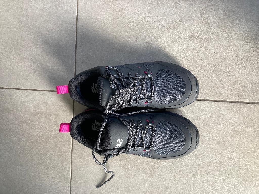 wandelschoenen, Zwart, Zo goed als nieuw, Jack Wolfskin, Wandelschoenen