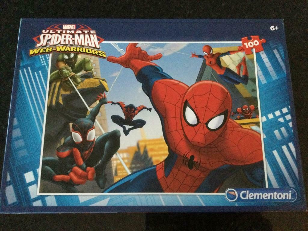 Puzzel Spiderman, Ophalen of Verzenden, Meer dan 50 stukjes, Zo goed als nieuw, 6 jaar of ouder