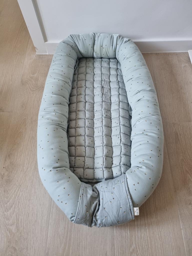 Konges Slojd baby nest Mille Marine, French blue, Enlèvement, Comme neuf