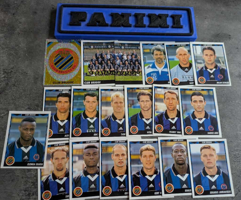 Panini FOOTBALL 99 19 STICKERS CLUB BRUGGE  1999  VOETBAL, Ophalen of Verzenden, Nieuw