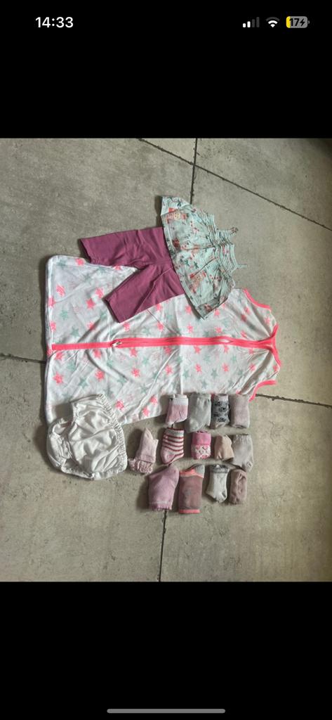 Bundel pakket, Kinderen en Baby's, Babykleding | Maat 56, Ophalen, Zeeman, Meisje, Zo goed als nieuw