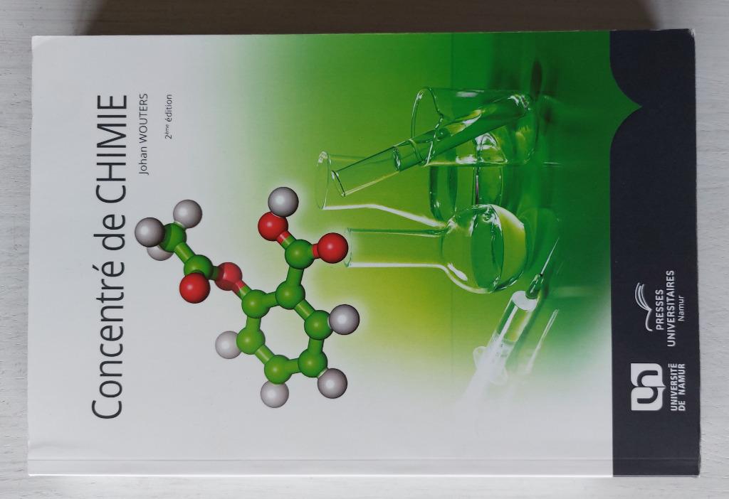 Concentré de Chimie- Johan WOUTERS  - 2eme edition, Enlèvement, Comme neuf, Johan Wouters, Sciences naturelles