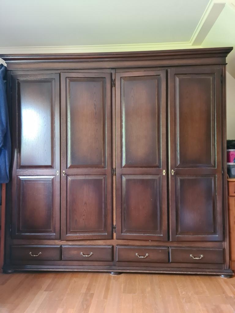 Volledige set slaapkamermeubels, Huis en Inrichting, Slaapkamer | Complete slaapkamers, Gebruikt, Tweepersoons, Ophalen