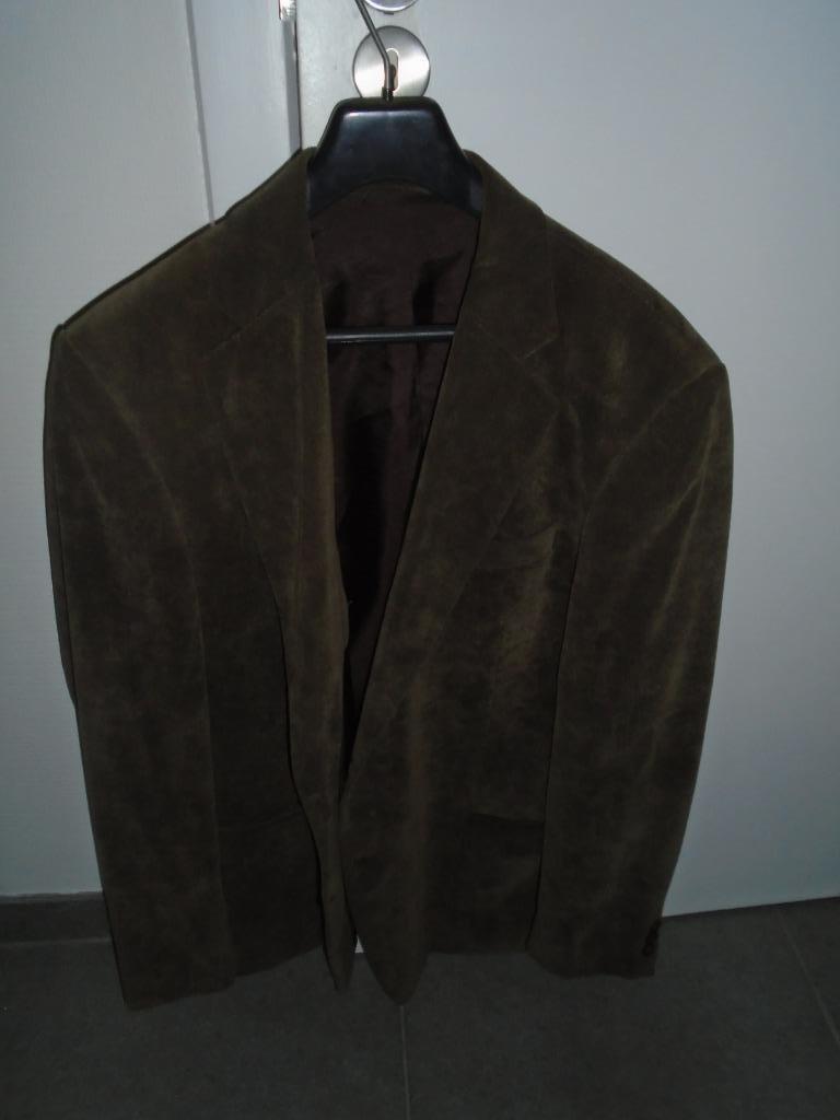 Bruine blazer kostuumvest DANSAERT maat XL, Ophalen, Maat 56/58 (XL)
