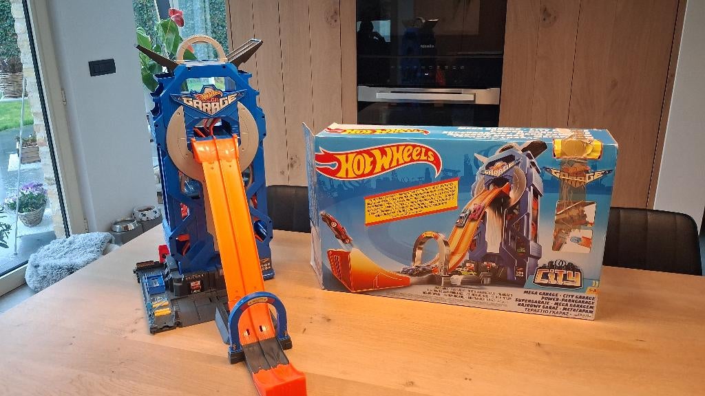 Hot Wheels Megadrager garage, Enlèvement ou Envoi, Comme neuf, Circuit, Hot Wheels