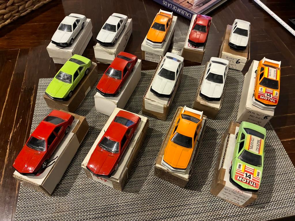 collection BMW série 6 628 633 635 norev jet car 1/43, Hobby en Vrije tijd, Ophalen, Zo goed als nieuw, Auto, Norev