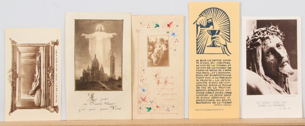Bid/Rouwprenten +/- 75 stuks  stuks periode '50-'90, Verzamelen, Bidprentjes en Rouwkaarten, Ophalen of Verzenden, Bidprentje