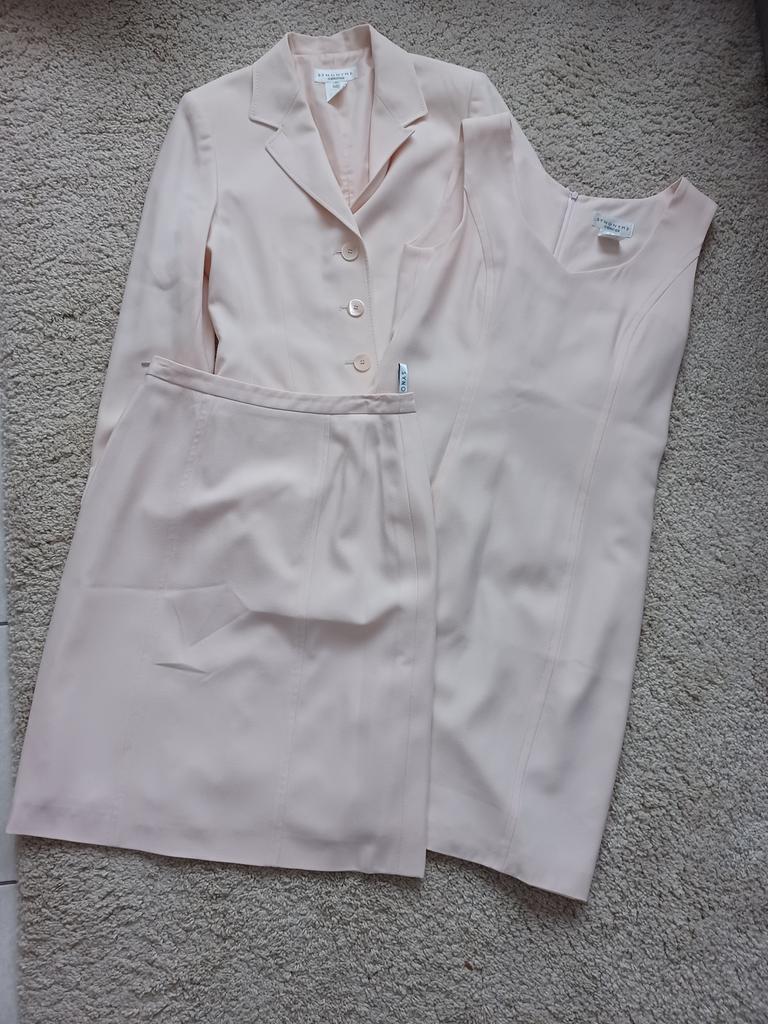 Tailleur 3 pièces Georges Rech, Taille 38/40 (M), Enlèvement ou Envoi, Rose, Robe de cocktail