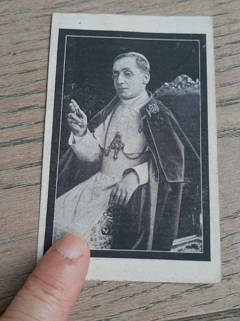 Bp paus Benedictus XV, 1854-1922, 8 jaar paus, Verzamelen, Ophalen of Verzenden
