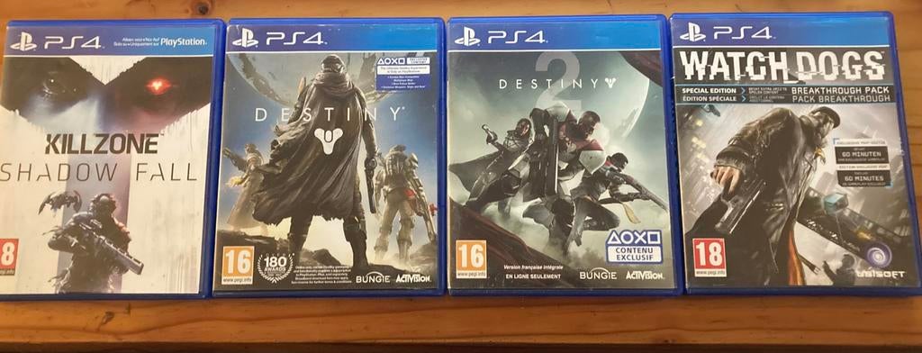 Gamepakket (PS4), Games en Spelcomputers, Games | Sony PlayStation 4, 1 speler, Ophalen of Verzenden, Zo goed als nieuw, Online
