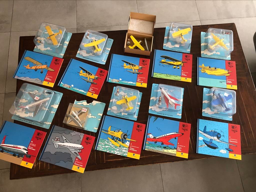 collection avions Tintin moulinsart, Collections, Enlèvement, Tintin, Comme neuf