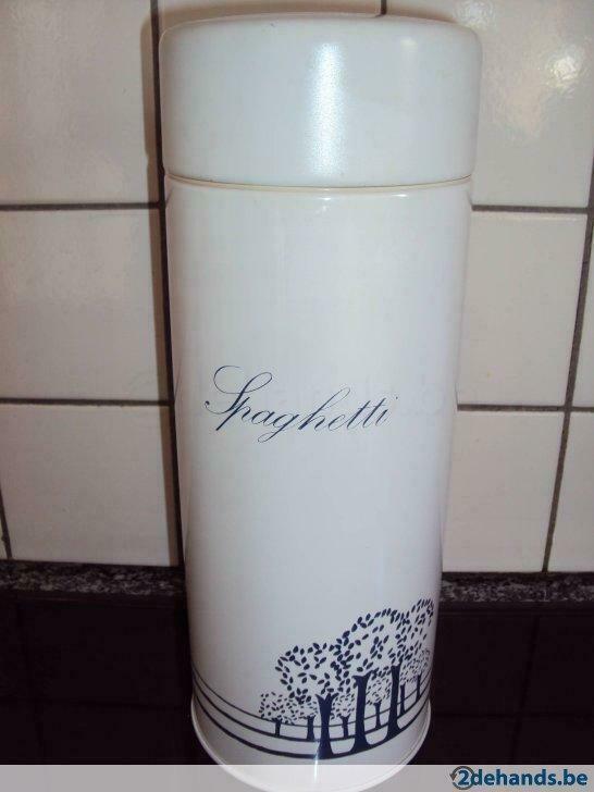 Brabantia, grote voorraadbus voor spagetti., Huis en Inrichting, Keuken | Tupperware, Ophalen of Verzenden, Gebruikt