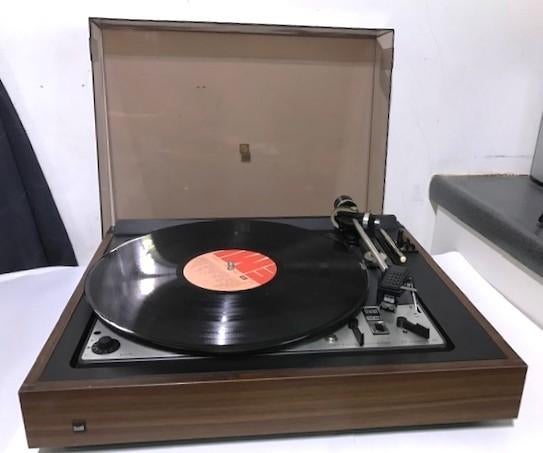 Plateau tournant double avec aiguille CS 1228 😎🎶🤗🔊🎵, Tourne-disque, Enlèvement ou Envoi, Utilisé, Dual