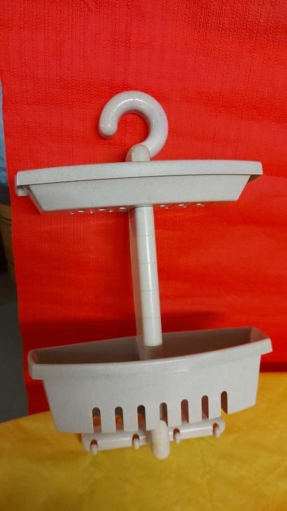 Porte savon en plastique pour douche, Ophalen, Gebruikt, Blauw
