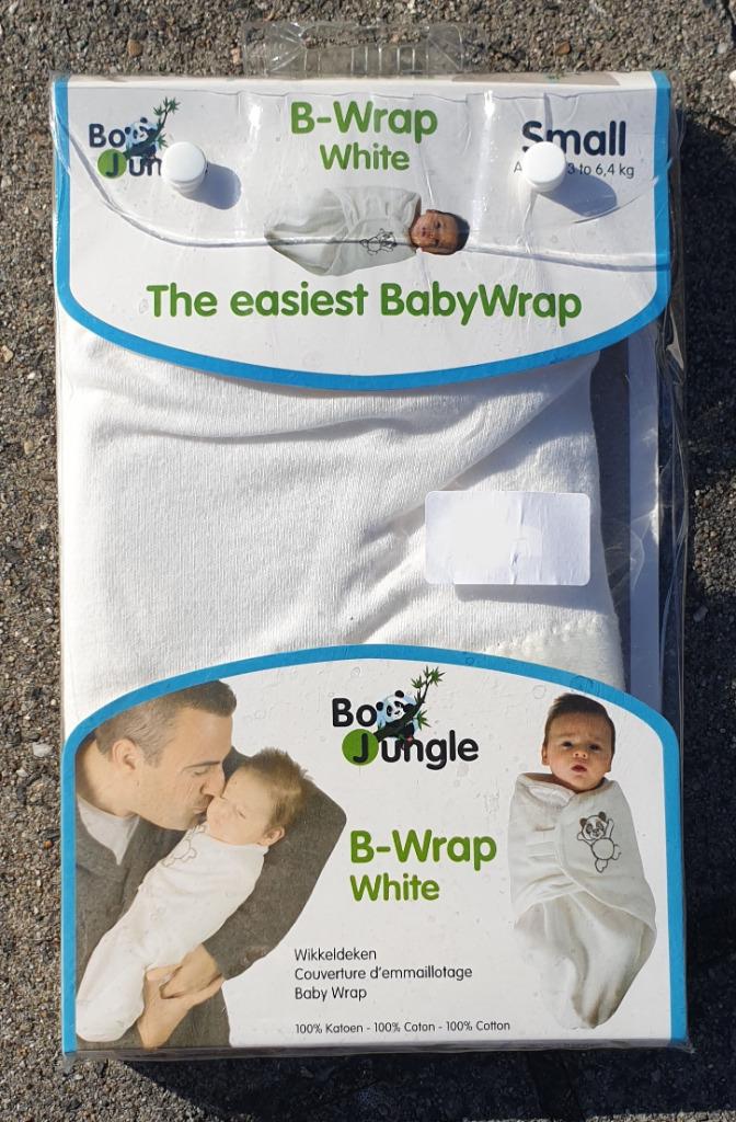 Bo-Jungle Babywrap / wikkeldeken B-Wrap wit, Kinderen en Baby's, Babykleding | Baby-zwemkleding, Jongetje of Meisje, One size