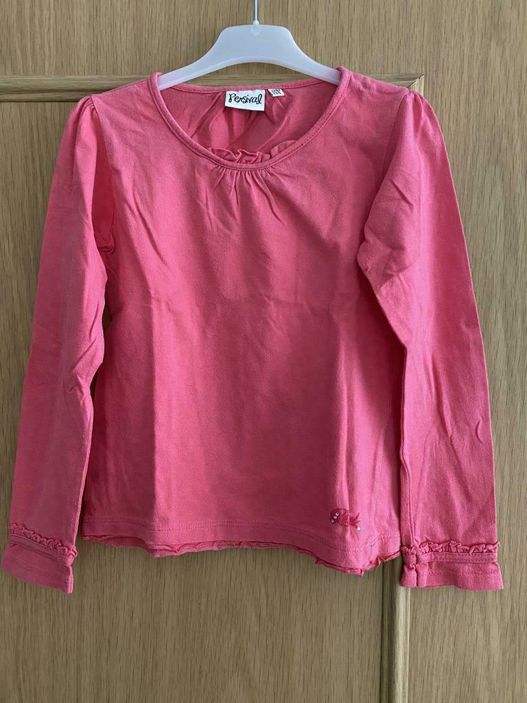 Manches longues Taille128-134-marque:Persival-couleur Corail, Persival, Enlèvement ou Envoi, Chemise ou À manches longues, Utilisé