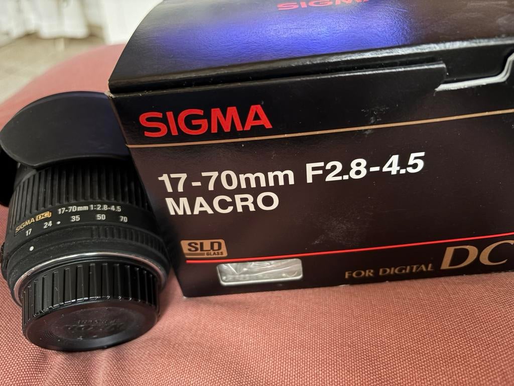 Sigma 17-70 2.8-4.5 Macro DC  voor nikon., Audio, Tv en Foto, Ophalen, Zo goed als nieuw