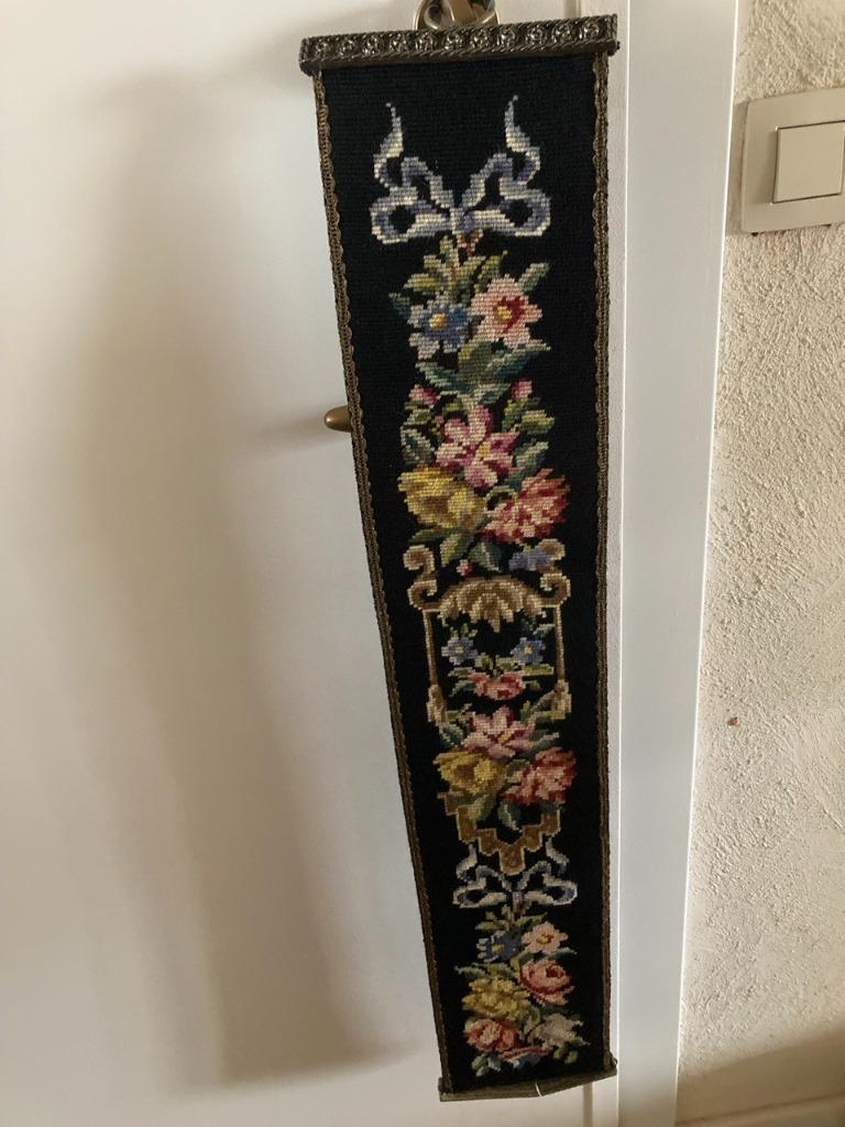 vintage gobelin bellenkoord met koper, Antiek en Kunst, Ophalen