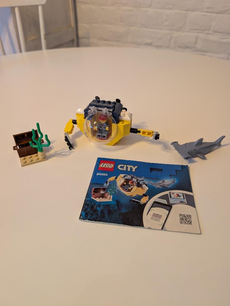 Lego City Le mini sous-marin 60263, Enfants & Bébés, Enlèvement ou Envoi, Utilisé, Ensemble complet, Lego