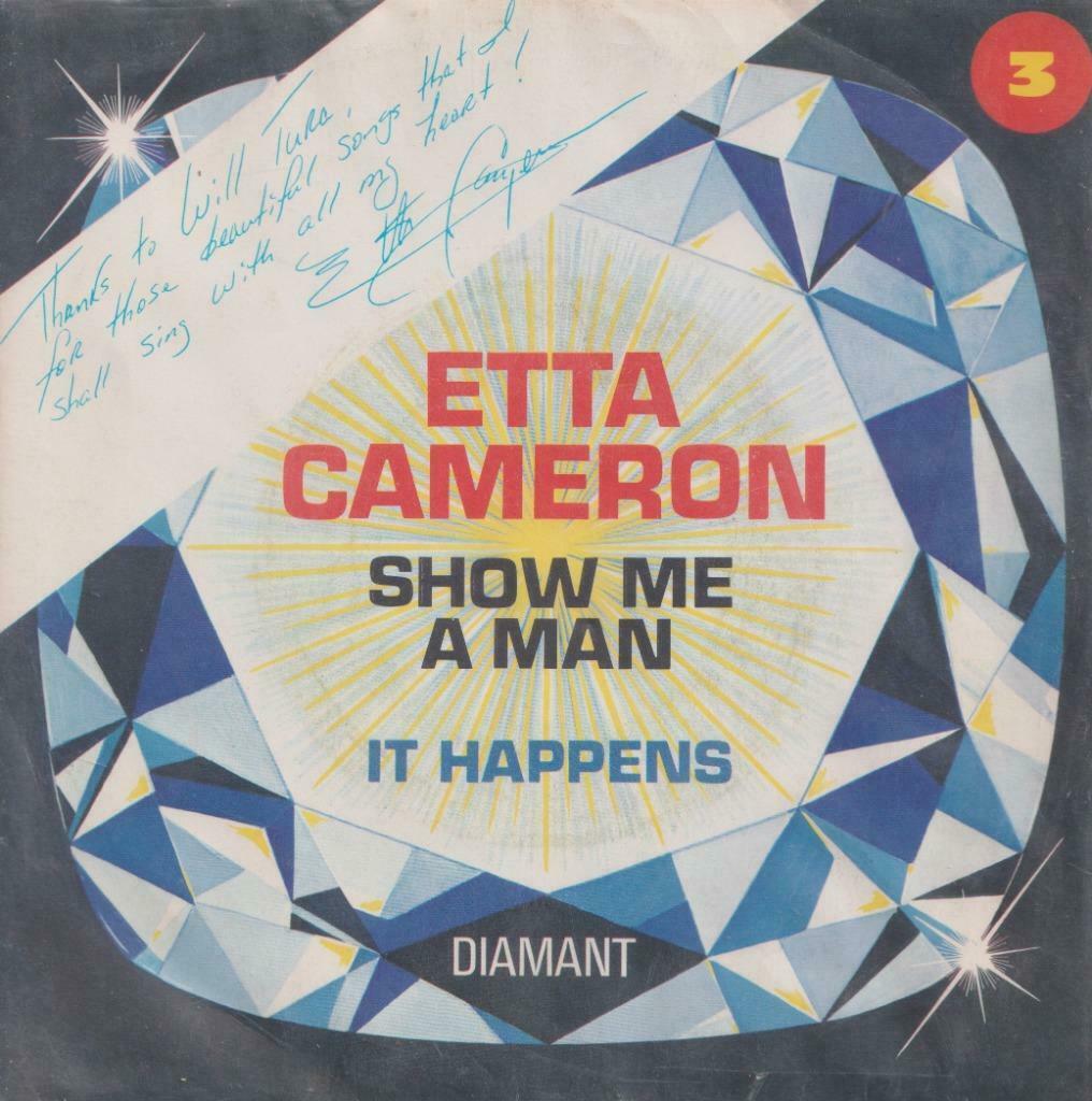 Etta Cameron – Show me a man / It happens - Single - TURA, Ophalen of Verzenden, Gebruikt