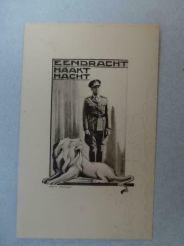 Koning Leopold III  Eendracht maakt macht, Verzamelen, Verzenden, Ongelopen