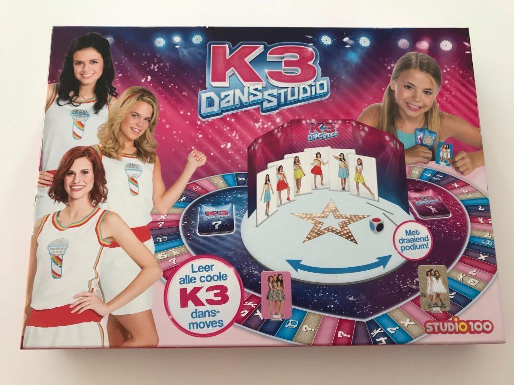 Gezelschapsspel K3 Dansstudio, Een of twee spelers, Ophalen of Verzenden, Zo goed als nieuw, Studio 100