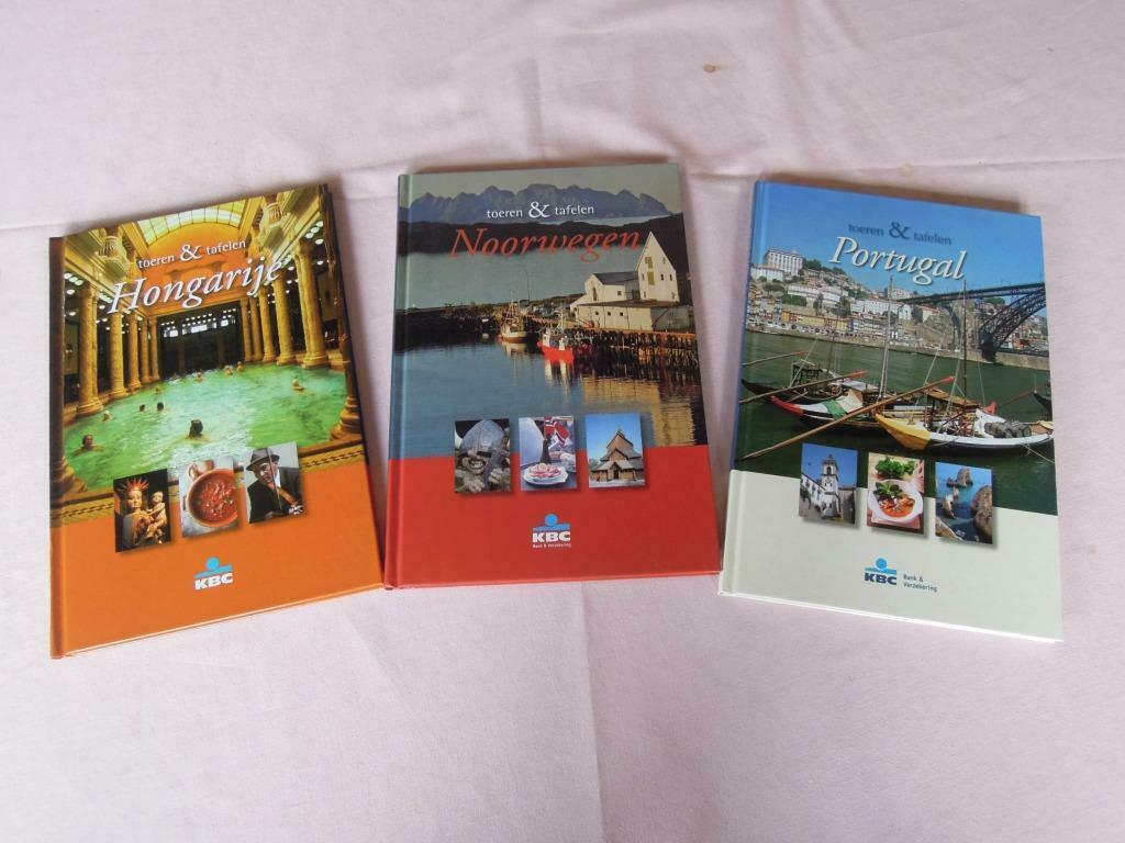 boek toeren & tafelen  Portugal - Noorwegen - Hongarije KBC, Autres marques, Enlèvement ou Envoi, Europe, Neuf