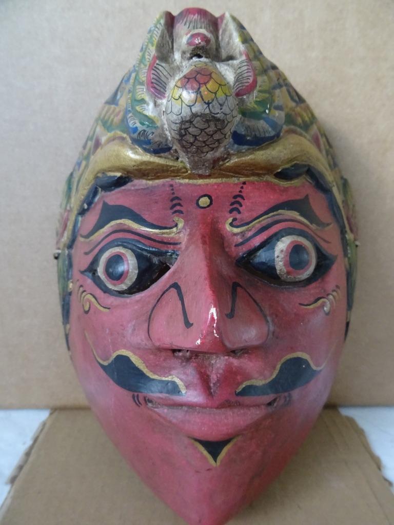 Masque Indonésie masque indonésien masque en bois vintage, Enlèvement ou Envoi