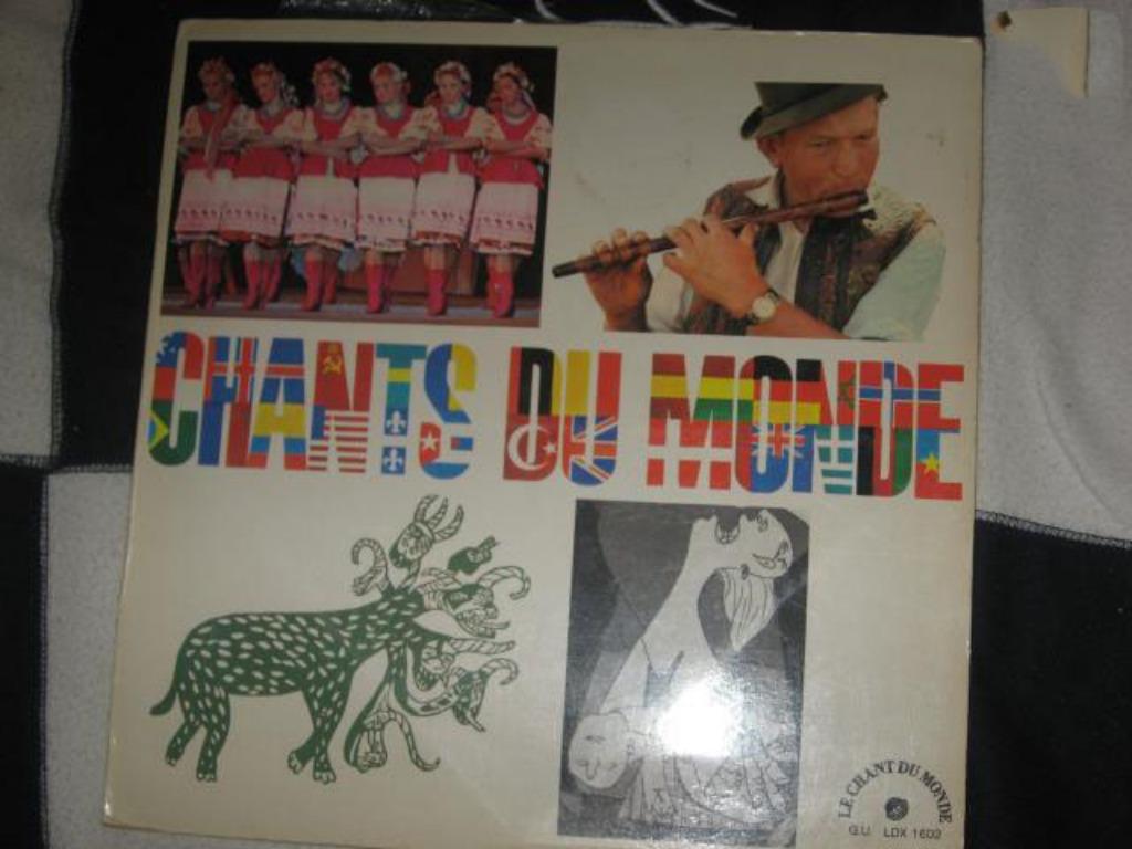 Disque vinyl 33 tours Chants Du Monde, Enlèvement ou Envoi, Comme neuf