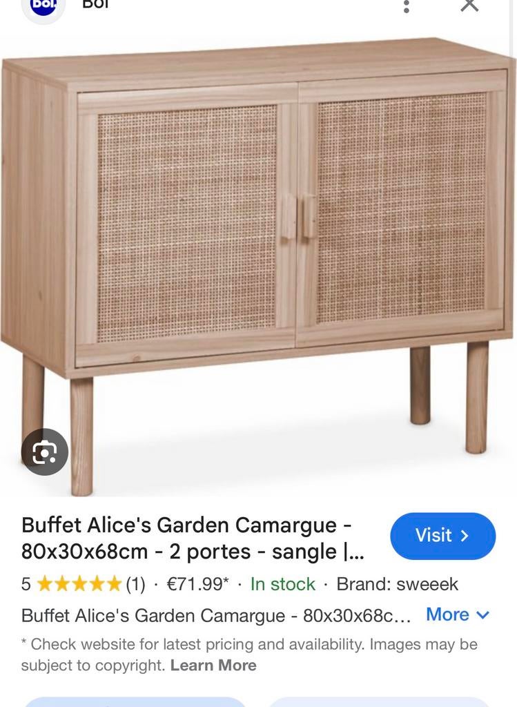 Dressoir 80x30x68 cm nieuw!, Ophalen, Nieuw