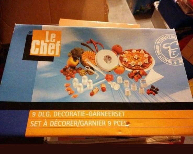 Ensemble de décoration, nouvelle décoration, snacks, fruits,, Enlèvement ou Envoi, Neuf