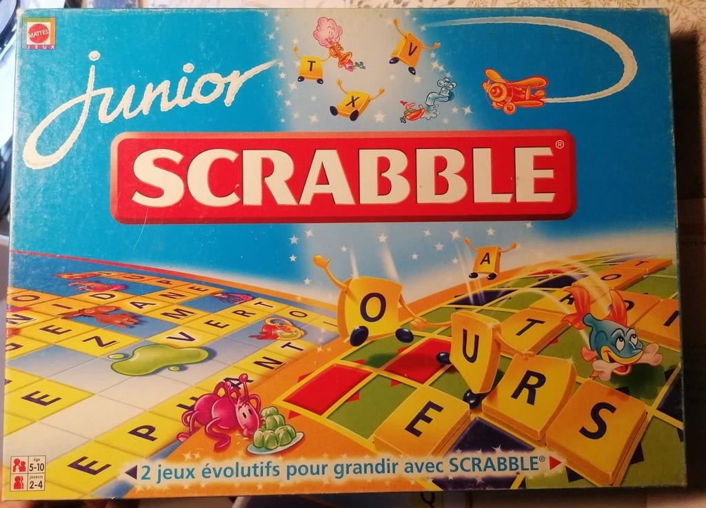BXL  Jeu SCRABBLE Junior apd 5 ans, Hobby & Loisirs créatifs, Jeux de société | Jeux de plateau, Utilisé, Enlèvement ou Envoi