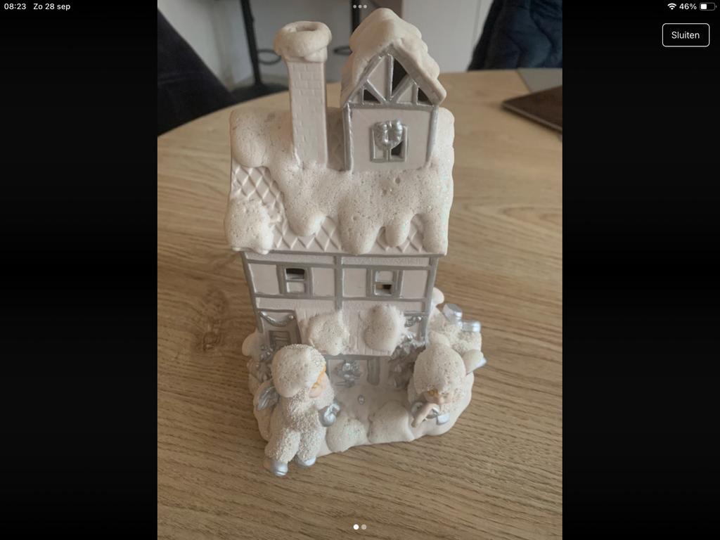 kersthuisje( nieuw), Diversen, Kerst, Ophalen of Verzenden, Zo goed als nieuw