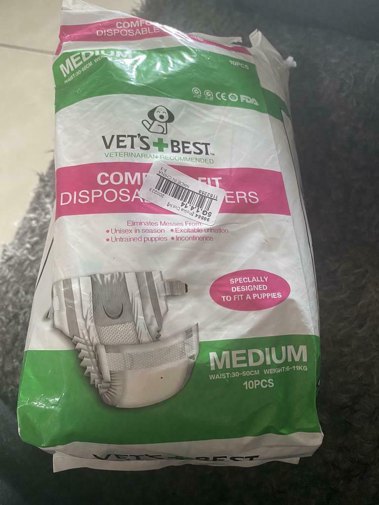 Langes pour chien Taille M, Chien