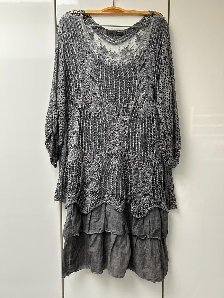Robe grise Cassis Collection - Taille S *, Vêtements | Femmes, Cassis Collection, Gris, Enlèvement ou Envoi, Taille 36 (S)