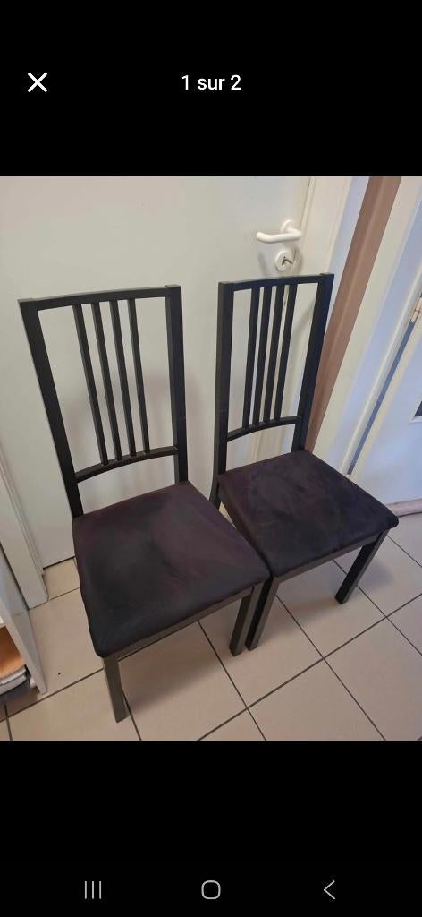 4 stoelen, Huis en Inrichting, Stoelen, Ophalen, Zo goed als nieuw, Vier