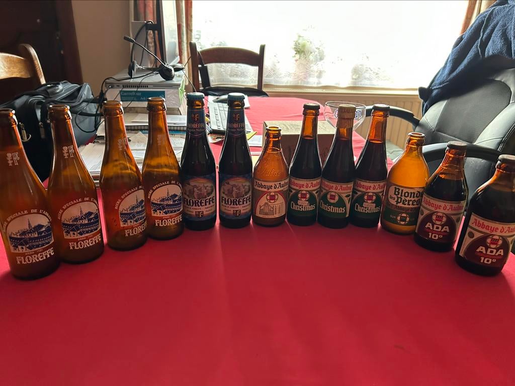 Anciennes bouteilles bieres pleines et vides, Enlèvement ou Envoi, Utilisé, Bouteille(s), Autres marques