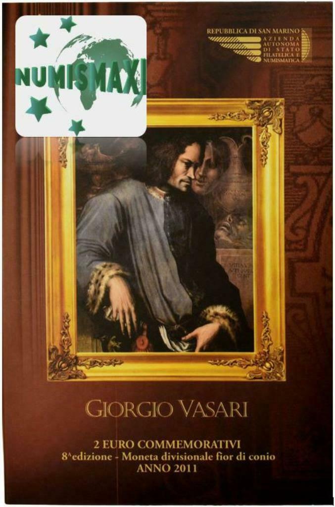 2 euros Saint-Marin 2011 Vasari, Envoi, Saint-Marin, 2 euros
