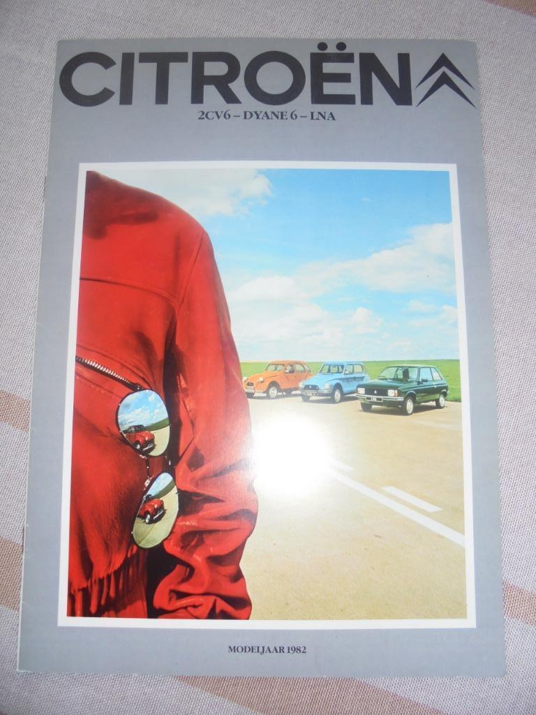 Citroën 2PK Folder 1981 2cv6 Dyane 6 LNA, Enlèvement ou Envoi, Utilisé, Citroën