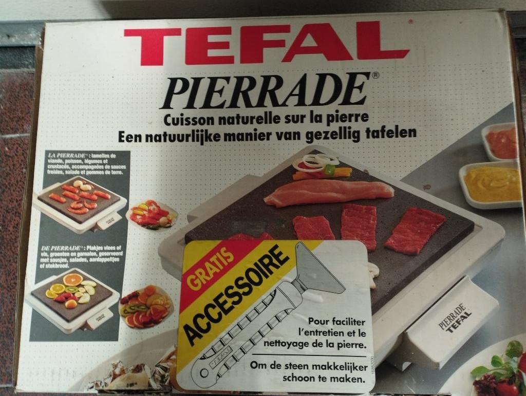 Tefal grill Pierrade in goede staat, Elektronische apparatuur, Grillplaten, Ophalen, Gebruikt, Steengrill